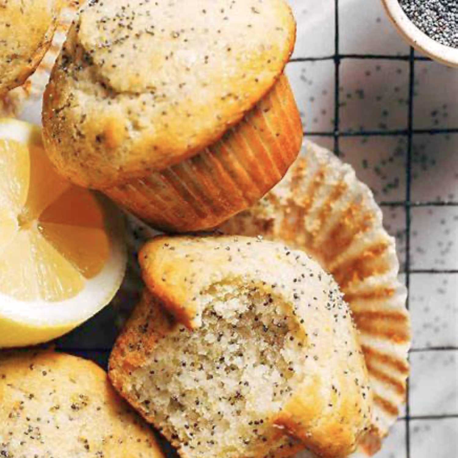 Bright Minds & Sunny Bites: Lion’s Mane Lemon Poppy Seed Muffins