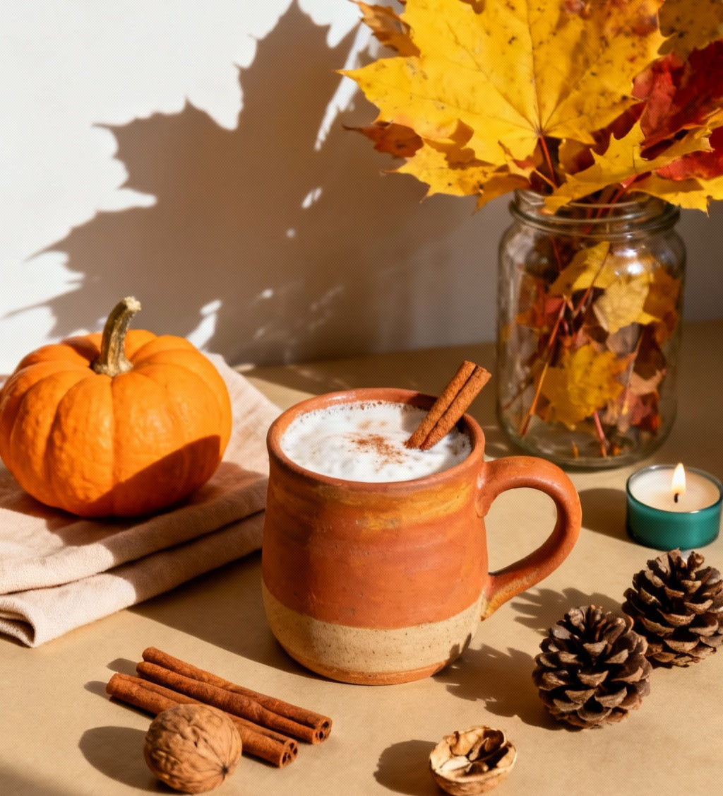 Lion's Mane Pumpkin Spice Latte